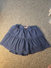 Cat  Jack Girls' Blue Tiered Skirt with Bow Detail