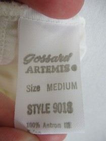 Vintage Gossard Artemis Satin Half Slip Women Medium Ivory Nylon