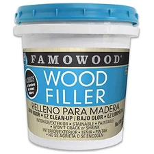 FamoWood 40022126 Latex Wood Filler - Pint, Natural, 24 oz.  Assorted Sizes 