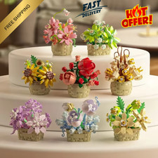 LEGO Icons Orchid Artificial Plant, Building Set with Flowers, Home Decor Gift