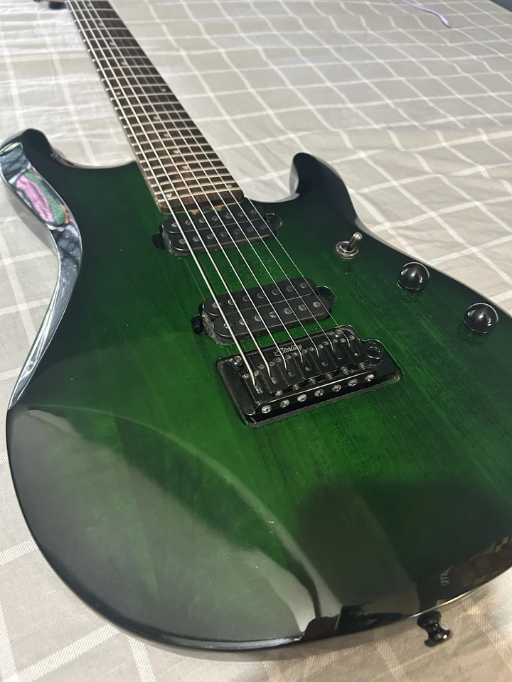 Sterling by Music Man JP70 Trans Green Burst Electric Guitar (Rare Finish) - Image 4 of 4