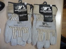 Wells Lamont Leather Gloves Size Large 2 pair New 4000