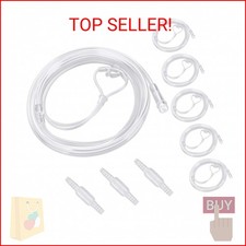 5 Pack Cannula Nasal 7 FT Super Soft Nasal Cannula Tubing for Oxygen Nose Tubing