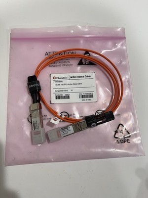 FS 1m (3ft) 10G SFP+ Active Optical Cable NEW