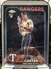 2024 Topps Chrome Update Series - Rookie Debut Evan Carter #USC199 (RC)