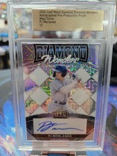 2024 Leaf Metal - PJ Morlando - Diamond Wonders MOJO SILVER PROOF AUTO #1/1!
