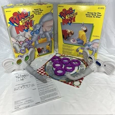 Vintage 1996 Ring Around The Nosy Game by Pressman Rare 2 Player Game Complete