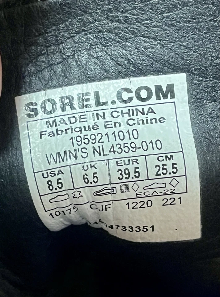 Bota de encaje Joan Of Arctic Wedge III talla para mujer 8,5 negra Foto 2 de 4