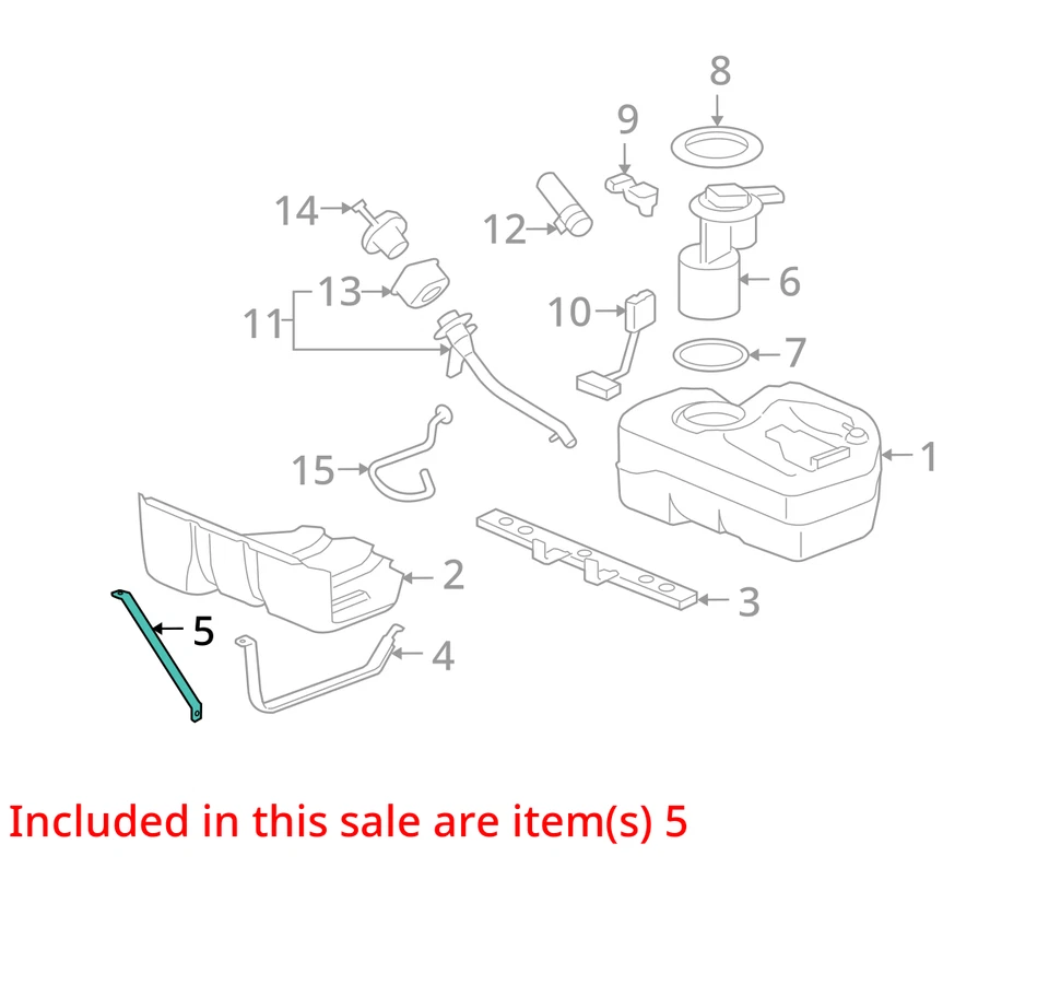 SE ADAPTA A PONTIAC SATURN SOLSTICE SKY BRACE 2006-2010 F/TNK SUPT 15776710 - NUEVO OEM Foto 2 de 3