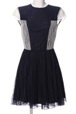 ASOS Abito in pizzo Donna Abito Taglia IT 36 nero-bianco elegante