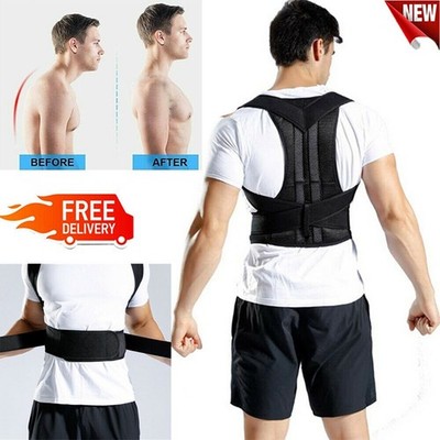 Posture Corrector Adjustable Back Brace Shoulder Support Clavicle Belt Men Women