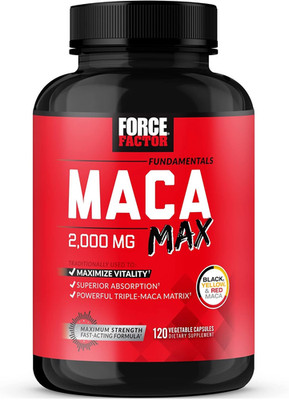 Force Factor Maca Max, Maca Root Capsules to Maximize Vitality & Performance, M