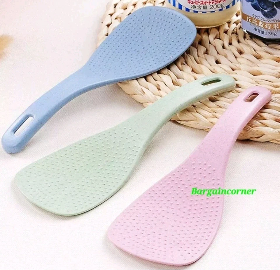 Rice Spoon Non Stick Food Paddle Kitchen Spatula Serving Spoon Rice Potato Scoop - Image 4 of 4