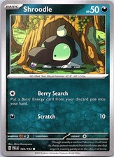 Shroodle Paldea Evolved 144/193 Common Pokemon Near Mint Pokemon Card