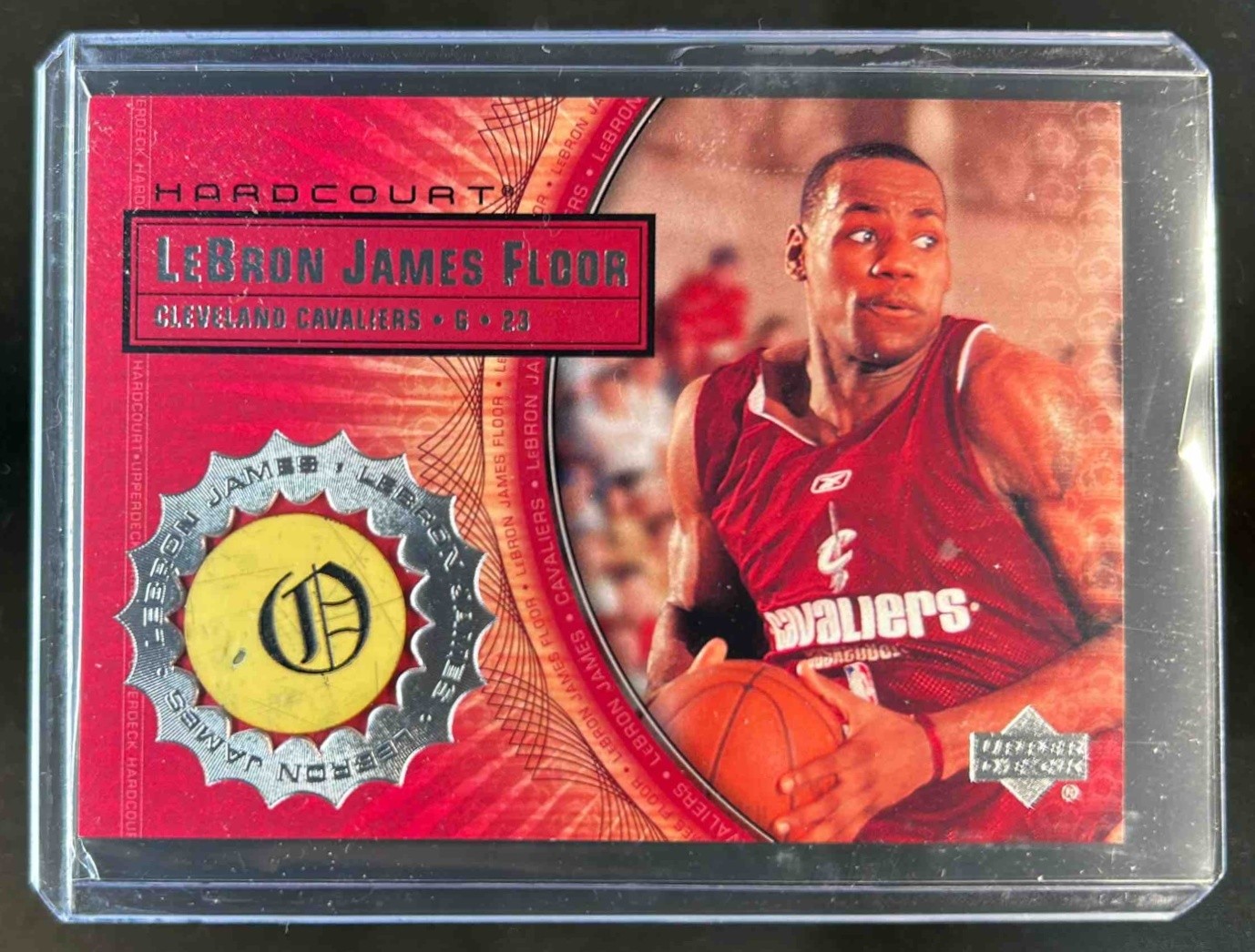 2003-04 Upper Deck Hardcourt LeBron James Floor Rookie RC #LB5 Cavaliers