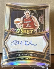 Stephanie Dolson SG-SD 2025 Panini Select Auto Washington Mystics