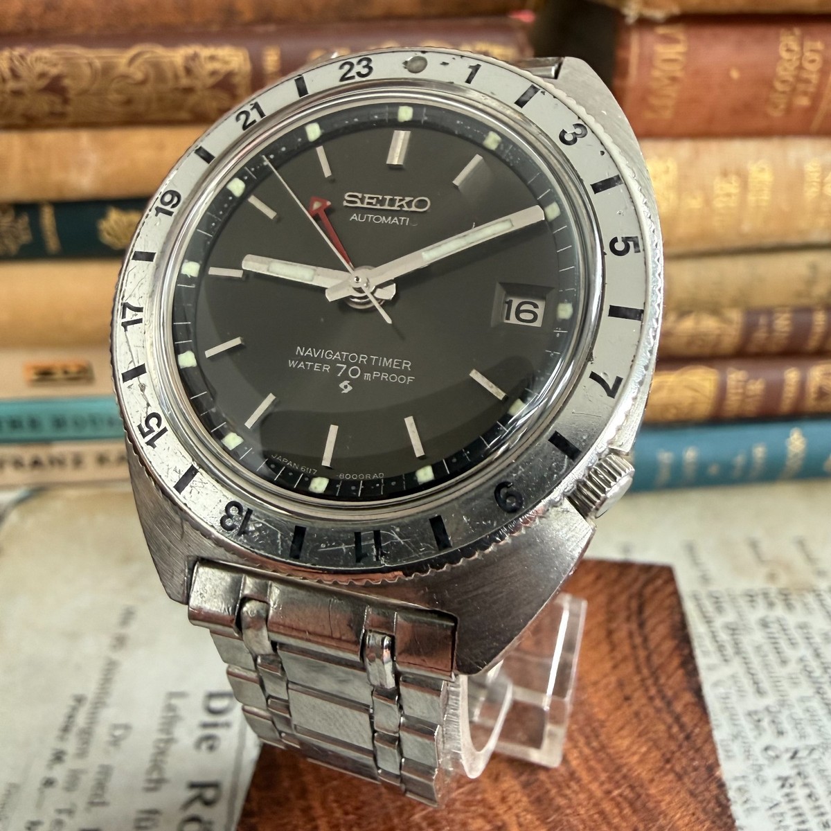Seiko Navigator Timer GMT 6117-8000 Automatic 1969 PROOF/PROOF