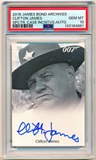 James Bond Archives Spectre Ed. Clifton James Autograph Archive Box #NNO PSA 10
