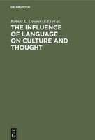 The Influence Of Language On Culture And Thought Bernard J. Spolsky