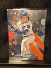 2025 Topps Finest #85 Matt Shaw (RC) -Common Base- Chicago Cubs