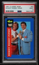 1991 Classic WWF Superstars Rowdy Roddy Piper Vince McMahon #87 PSA 9 MINT 1d4e