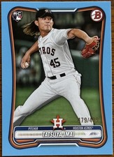 2026 Bowman Baseball Tatsuya Imai Paper Sky Blue /499 Rookie Card Houston Astros