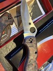 Spyderco Stretch HAP40:Burnt Orange: LW: modded Out: Mars FCCF — photo 8