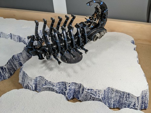 Wargaming Terrain - Large Box Set of Platform Hills Snow Finish - Picture 3 of 9