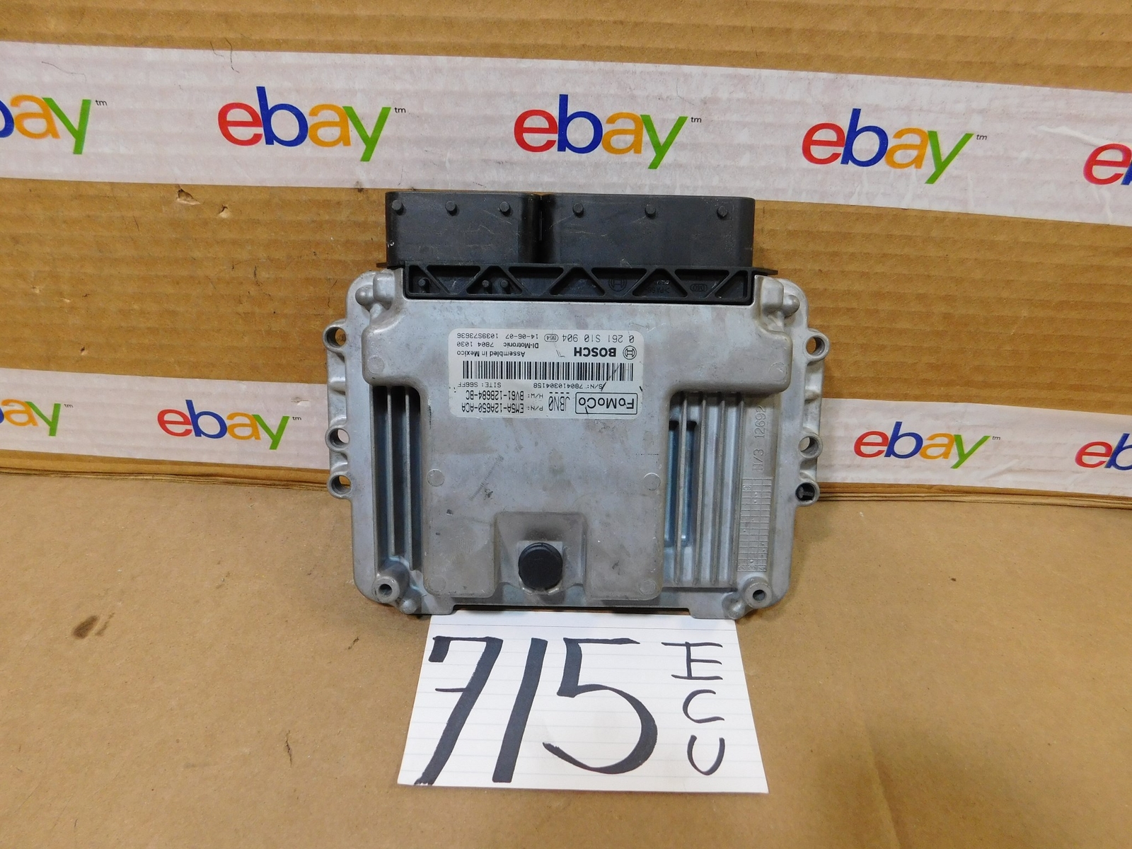 2014 FORD FOCUS #715 Engine Computer ECM ECU EM5A-12A650-ACA