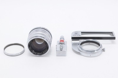 【EXC+++++】Canon Objektiv 50 mm f/1,8 silber LTM L39 Leica L Auto up II Selbstauslöser