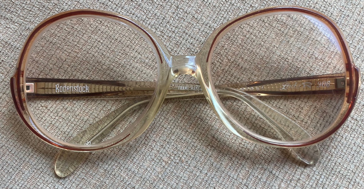 Vintage Round Frame 70's 80's Rodenstock Lady R 906 Eyeglasses 52