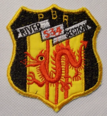 Ecusson / patch Vietnam US navy - PBR - River 534 section Patrol unit riverine - Photo 1/2