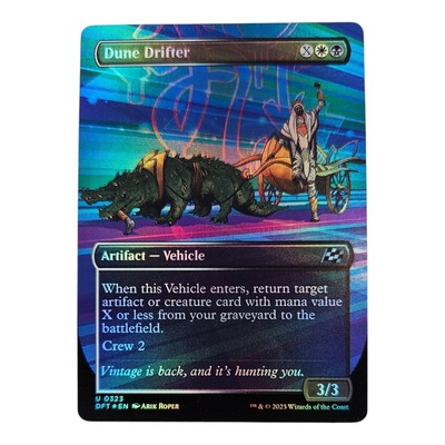 DUNE DRIFTER #0323 - Borderless FOIL - Aetherdrift - MTG