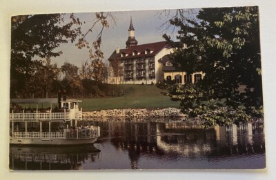 Vintage Postcard ~ Bavarian Inn Lodge View ~ Frankenmuth Michigan MI