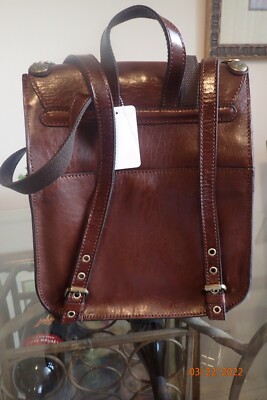 PATRICIA NASH Renaissance Coin Jovanna Backpack Brown Leather Bag Patricia Nash Renaissance Coin Jovanna | Mercari main image 2