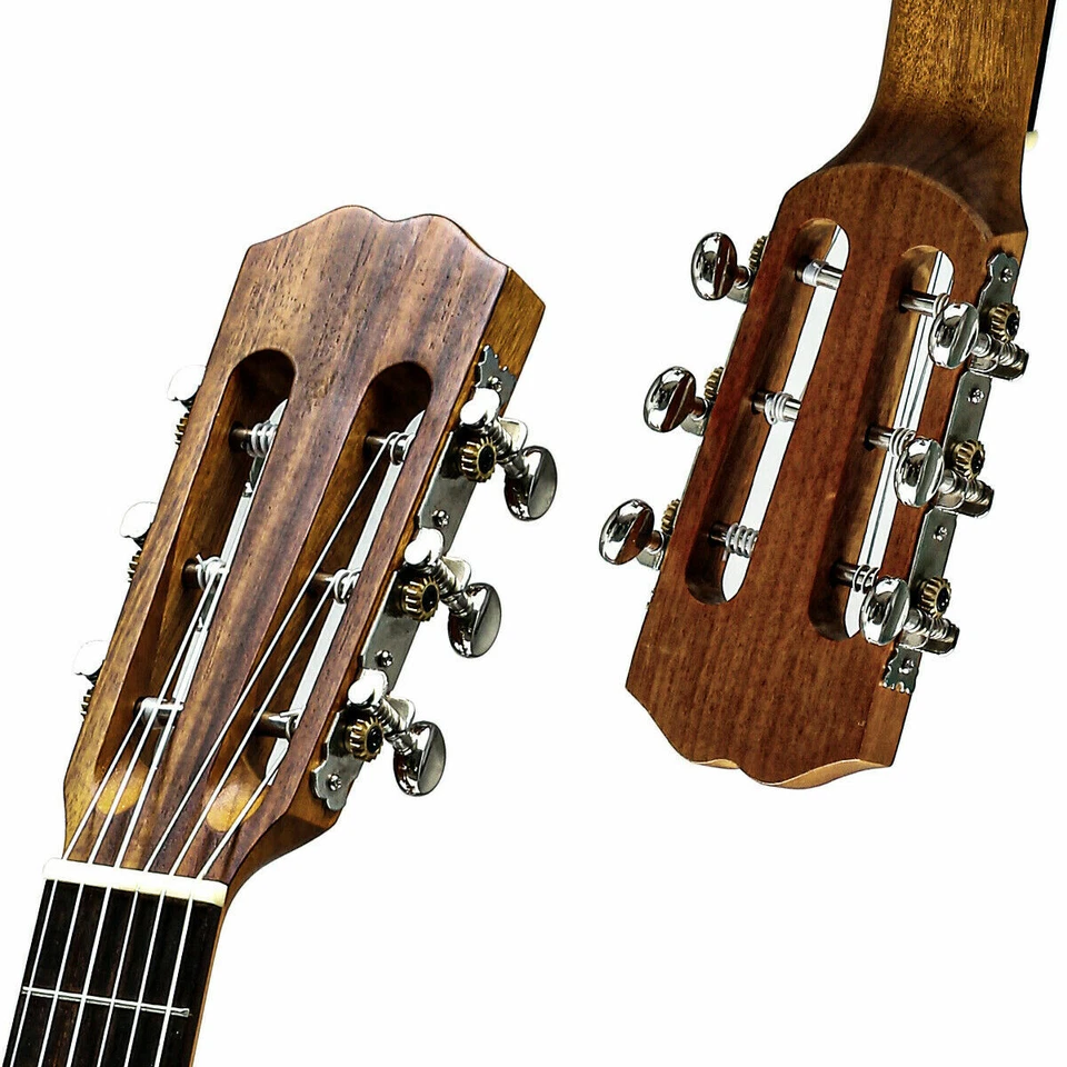 28" Concert Mini Acoustic Guitalele with EQ Handcraft Acacia Wood W/sponge bag - Image 3 of 4