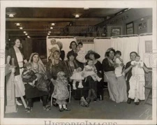 1923 Press Photo Babies of several nationalities at Health Exhibit in New York