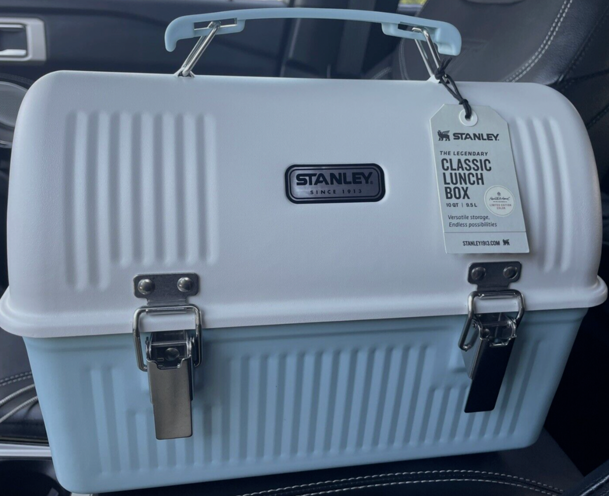 Stanley Classic Retro Lunch Box 10 QT 9.5L Soft Blue Hearth &Hand