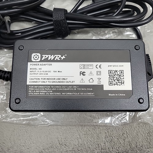 PWR+ i4C Input 11.5-15.0V DC, 10A Max, Output 20V 4.5A Laptop Car Adapt FREE SHP - 第 2/9 張圖片