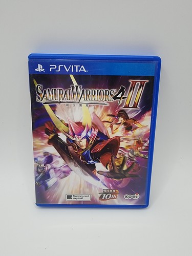 Samurai Warriors 4‑II (PS Vita) Asian English Version – Rare CIB