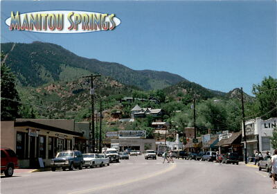 MANITOU SPRINGS, Jeli Cafe, Deli Cafe, NORTH POLE, THE M Postcard
