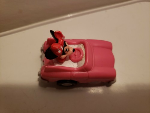 Disney Minnie Mouse Pull Back Pink Convertible Car McDonald's Meal Toy - F28 - Picture 5 of 7