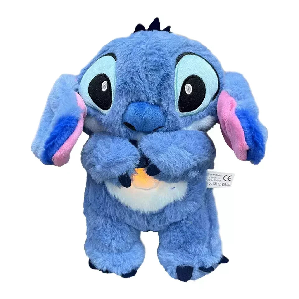 Kawaii Stitch Sleep Plush Toy - Calm Music, Lights & Breathing