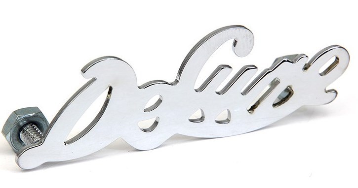 Knucklehead Panhead Shovelhead DELUXE FENDER EMBLEM Nickel 11530-46 | eBay