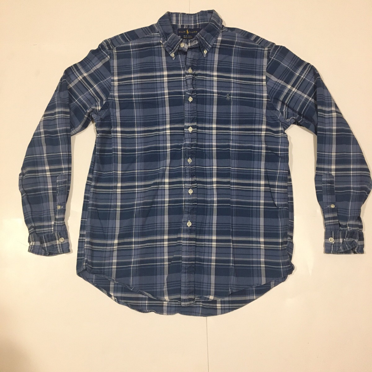 現行品 良品 RALPH LAUREN S コットンシャツ INDIGO 現行品 良品 RALPH LAUREN S コットンシャツ INDIGO RRL by
