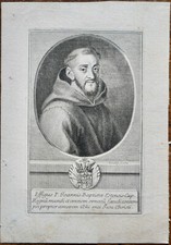 JEAN THE BAPTISTE, PORTRAIT ENGRAVING 18th century, MAJOR CHARACTER CHRISTIANITY