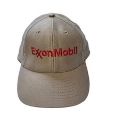 Exxon Mobil Gasoline Petroleum Oil Gas Industrial Strap back Hat Cap