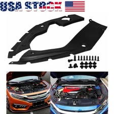 Auto Engine Cover Leaf Plate Cover Set For Honda 10TH Gen Civic 2016 -2019 17 18