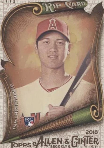 2018 Topps Allen & Ginter - Shohei Ohtani #RIP-95 for sale | eBay
