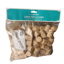 100 TAPPI IN SUGHERO SUPERIOR ORO TAPPO PER IMBOTTIGLIAMENTO VINO mm Ø 29x45